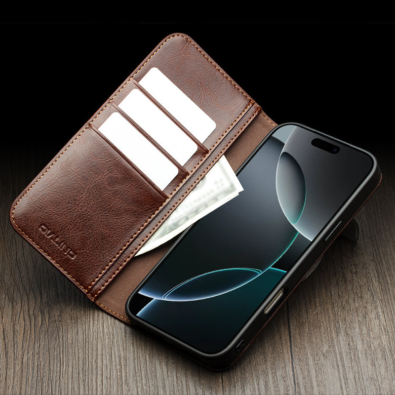 Luxury Leather Wallet Design Case - sky-case