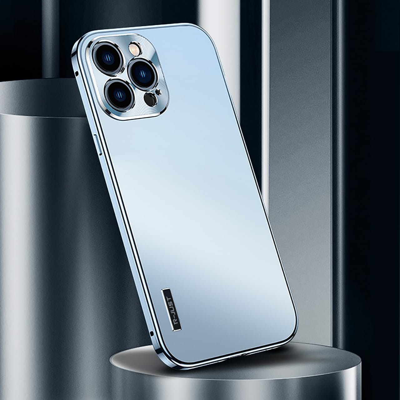 Luxury aluminum alloy metal magnetic protective case for iPhone - Limitless 3.0 Blue Sierra / iPhone 15 Pro Max - sky-case