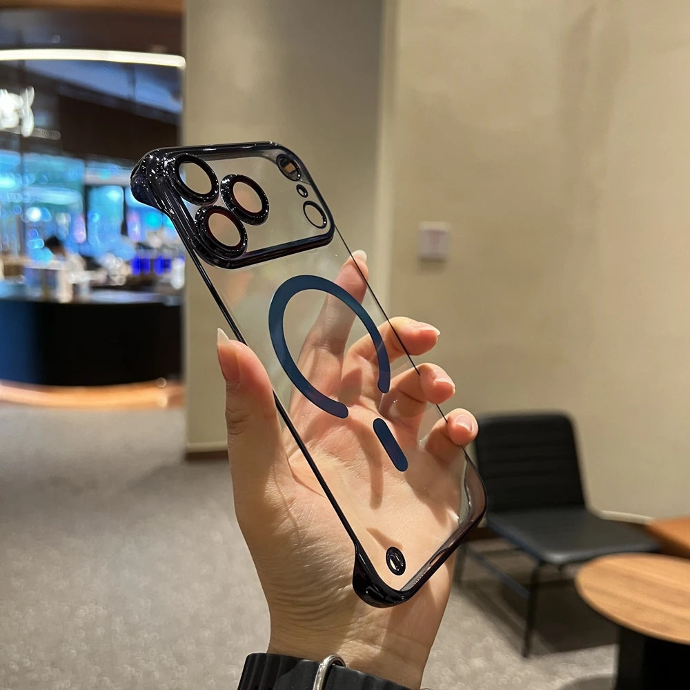 Ultra-Slim Plated Frameless MagSafe Cover