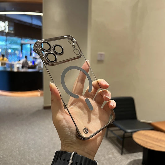 Ultra-Slim Plated Frameless MagSafe Cover