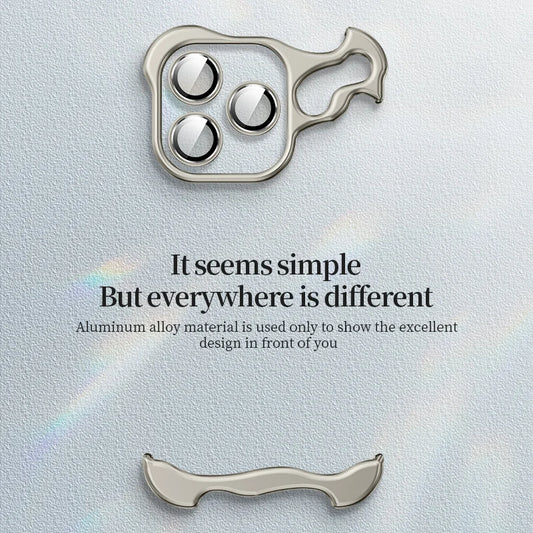 Luxury Aluminum Metal Rimless Anti-drop Phone Cover - sky-case