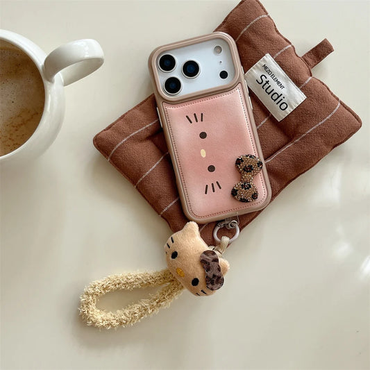 Luxury Flash Drill Bow Leather Fashion Case - sky-case