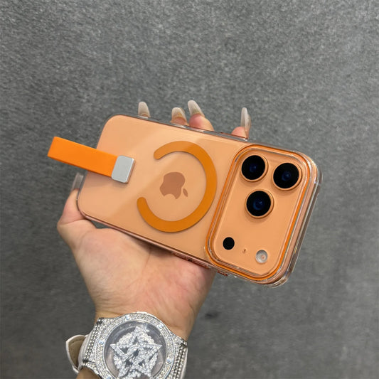 Luxury Ultra Slim Clear Magnetic Ring Case - sky-case