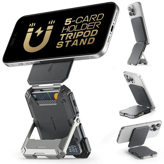 Magnetic Tripod Phone Stand Credit Card Holder - sky-case