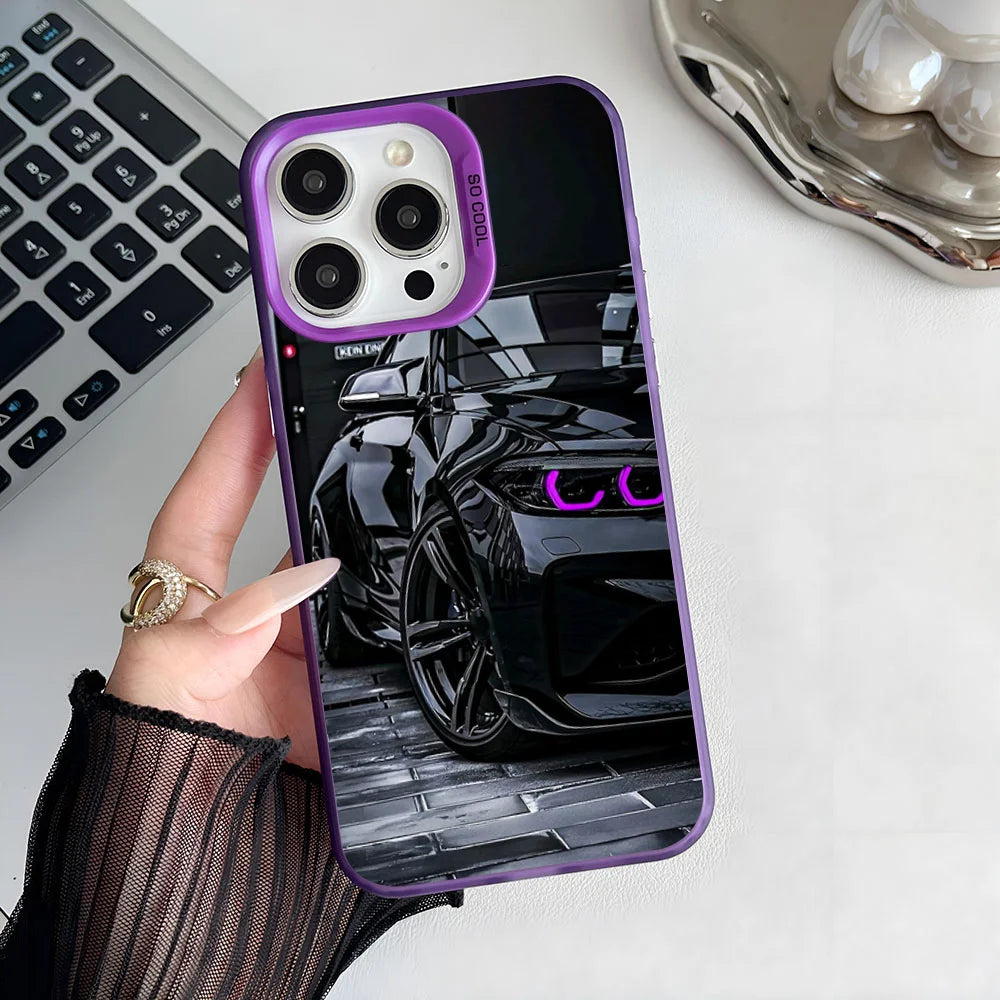 BMW Silver Shell Case for iPhone - sky-case