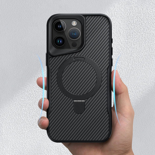 Carbon Fiber Soft Rubber Magsafe Cover - sky-case