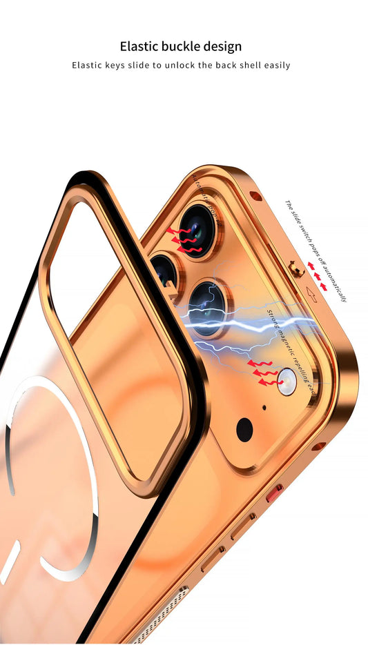 Elegant Gold Design with Lens Protection - sky-case