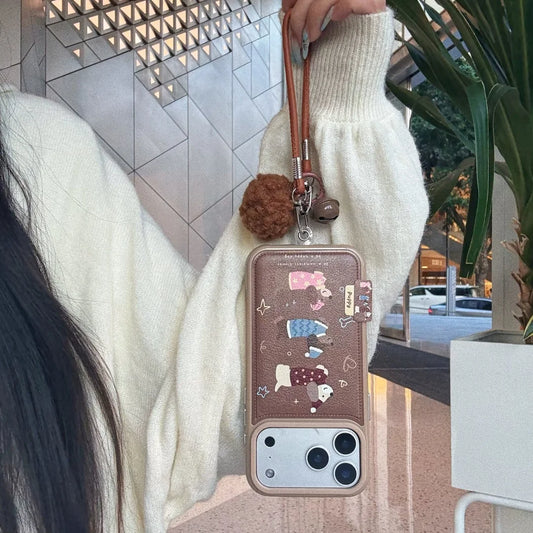 Cute Dachshund Leather Bumper Case - sky-case