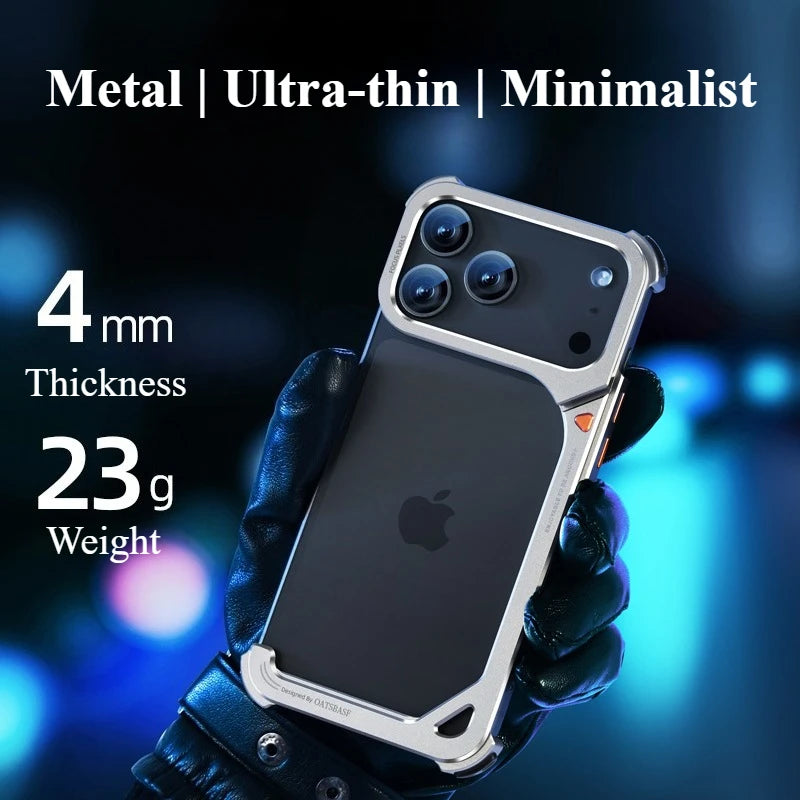 Luxury frameless aluminum alloy case - sky-case