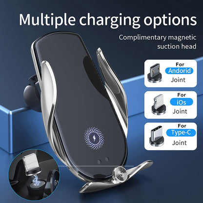 Car Wireless Charger 15W Qi for all iPhone Serie Magnetic - sky-case