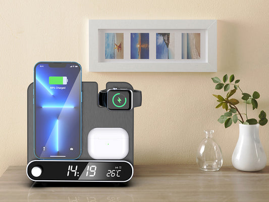 3 in 1 Wireless Charger Watch AirPods Station Wireless Chargers Stand - sky-case