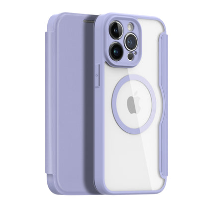 Magnetic Wireless Charging Wallet Case For iPhone 14 Pro Max 14 Plus Clear Back Sleeve Cover Lavender / For iPhone 14ProMax - sky-case