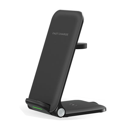 30W Qi Wireless Charger Stand 3 In 1 Qi Fast Charging Dock Station black-02 - sky-case