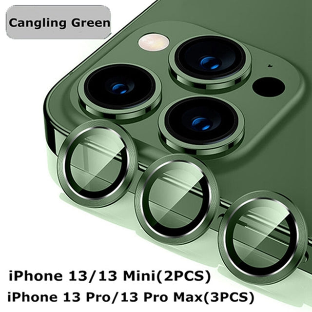 Camera Lens Protectors Camera Metal Ring Glass Protective Cap - sky-case