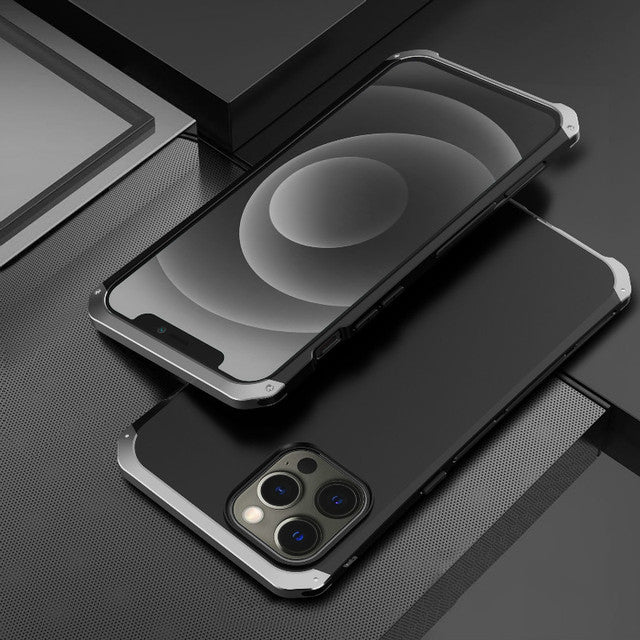 Case Armor Aluminum Metal Back Cover Case For iPhone 13Pro Max / K - sky-case