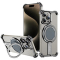 Luxury Titanium Magnetic 360° Stand Rimless Cover - sky-case
