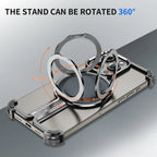Luxury Titanium Magnetic 360° Stand Rimless Cover - sky-case