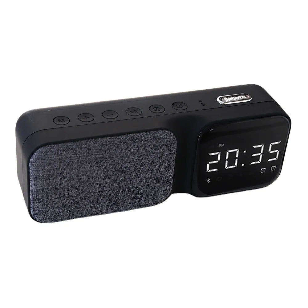 Large Dimmable Digital Alarm Clock with Bluetooth Speaker and 2 Alarms, 5W - sky-case