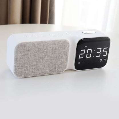 Large Dimmable Digital Alarm Clock with Bluetooth Speaker and 2 Alarms, 5W - sky-case