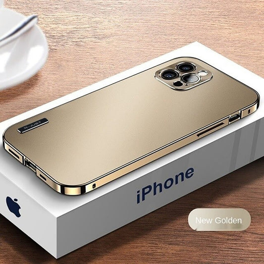 Luxury aluminum alloy metal magnetic protective case for iPhone - Limitless 3.0 Gold / iPhone 15 Pro Max - sky-case