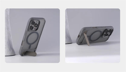 Invisible Magnetic Matte Kickstand Case - sky-case