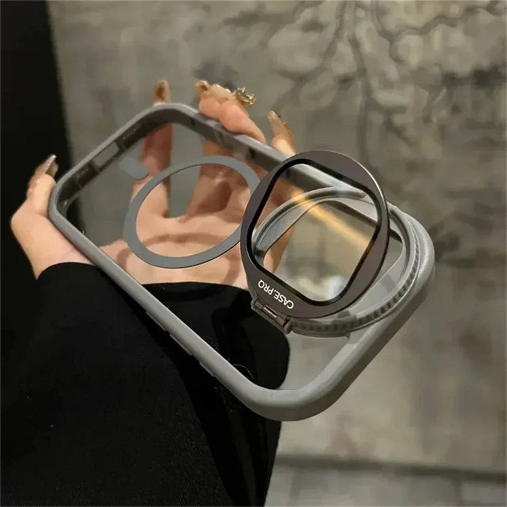 MagSafe Lens Flip Stand Cover