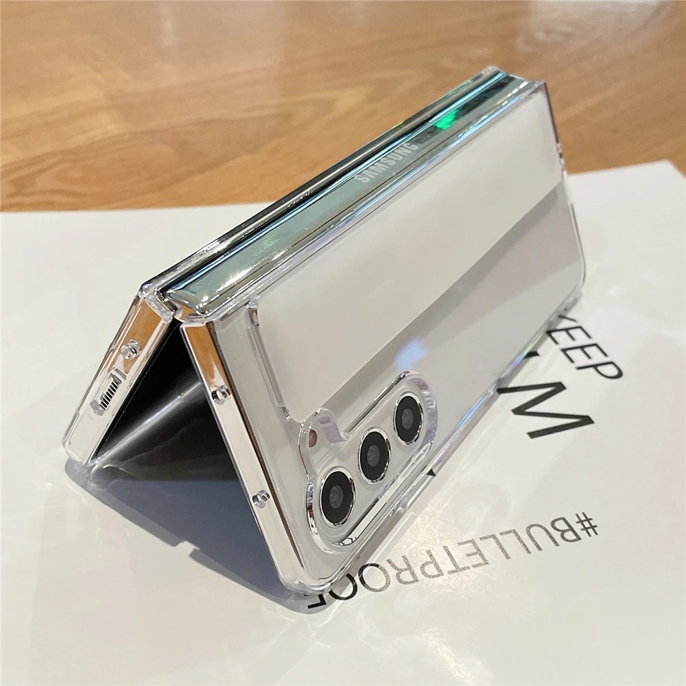 Luxury Soft Silicone Phone Case with Wrist Strap for Samsung - sky-case