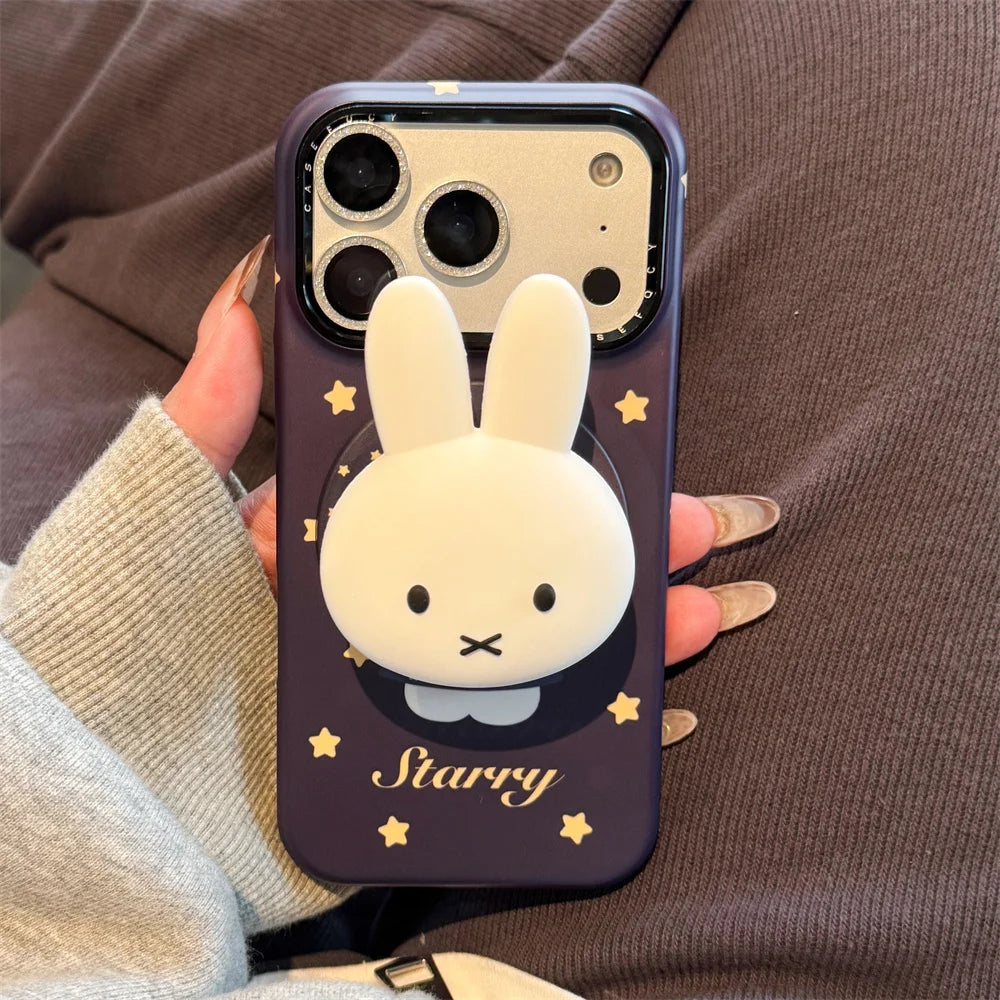 Kawaii Star 3D Bunny MagSafe Case - sky-case