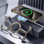 Luxury Magsafe Metal Frameless Aluminum Cover For iPhone 15 14 Pro Max - sky-case