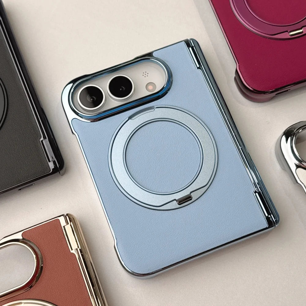 LuxeFold™ Leather MagSafe Case