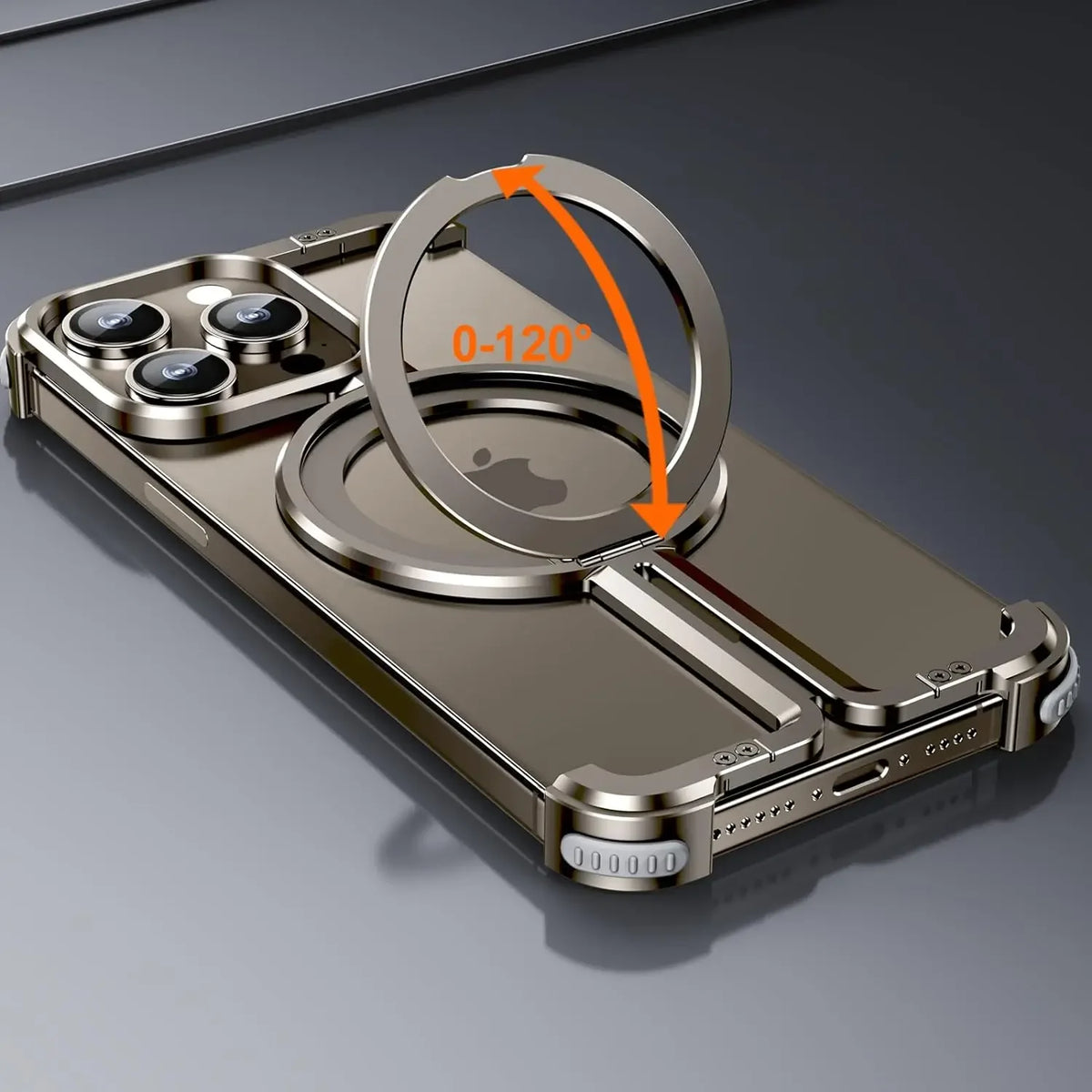 Luxury Magsafe Metal Frameless Aluminum Cover For iPhone 15 14 Pro Max - sky-case