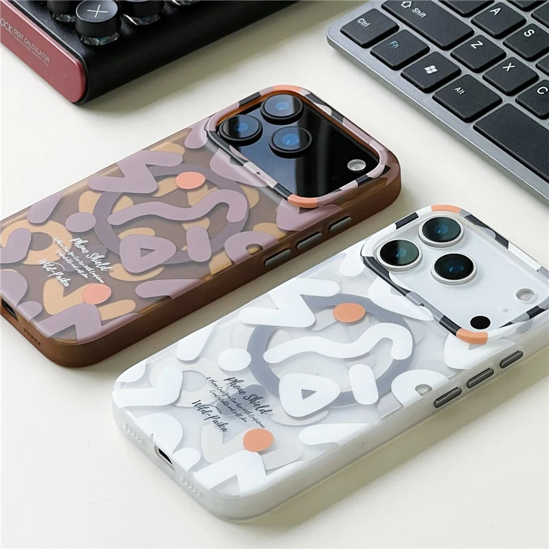 Trendy Graffiti MagSafe Matte Case - sky-case