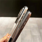 Luxury Plating Slender Waist Transparent Cover - sky-case