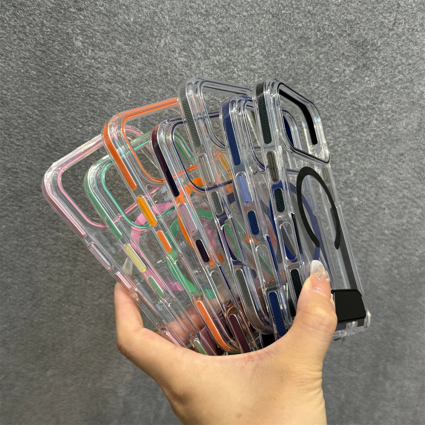 Transparent Magnetic Acrylic Case - sky-case