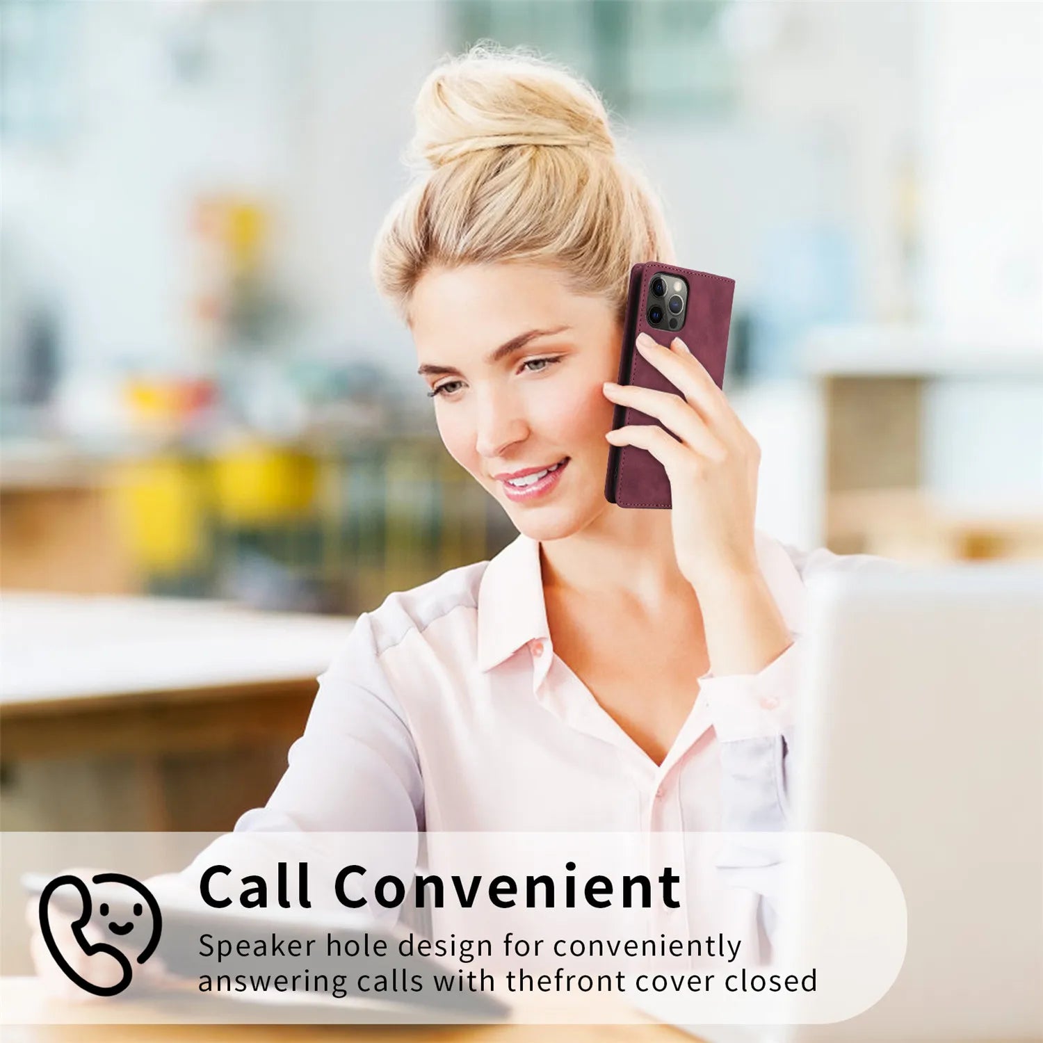 Luxury Leather Flip Phone Case for Samsung Galaxy Wallet Cover - sky-case