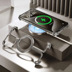 Luxury Aluminum Frameless Airbag Magsafe phone Cover - sky-case