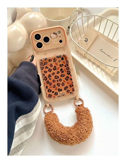 Kawaii HelloKitty Lanyard Strap Case - sky-case