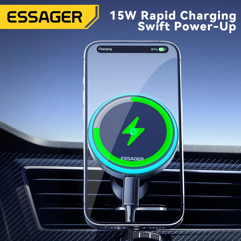 360° Adjustable Magnetic Car Charger for iPhone - sky-case