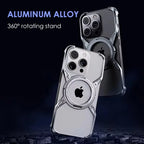 Magnetic Rimless Titanium Metal Aluminum Phone Cover - sky-case