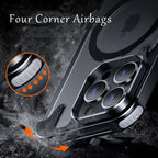 Luxury Metal case magnetic stand Matte Phone Cover - sky-case