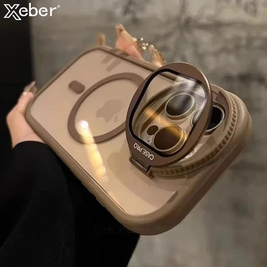 MagSafe Lens Flip Stand Cover