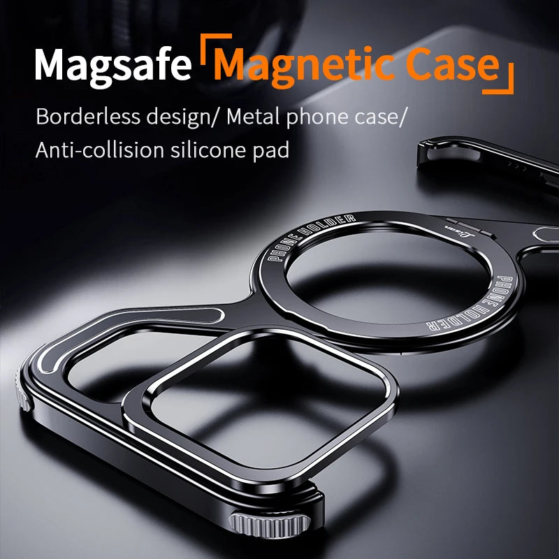 New Aluminum 360° Rotation Metal Phone Cover - sky-case