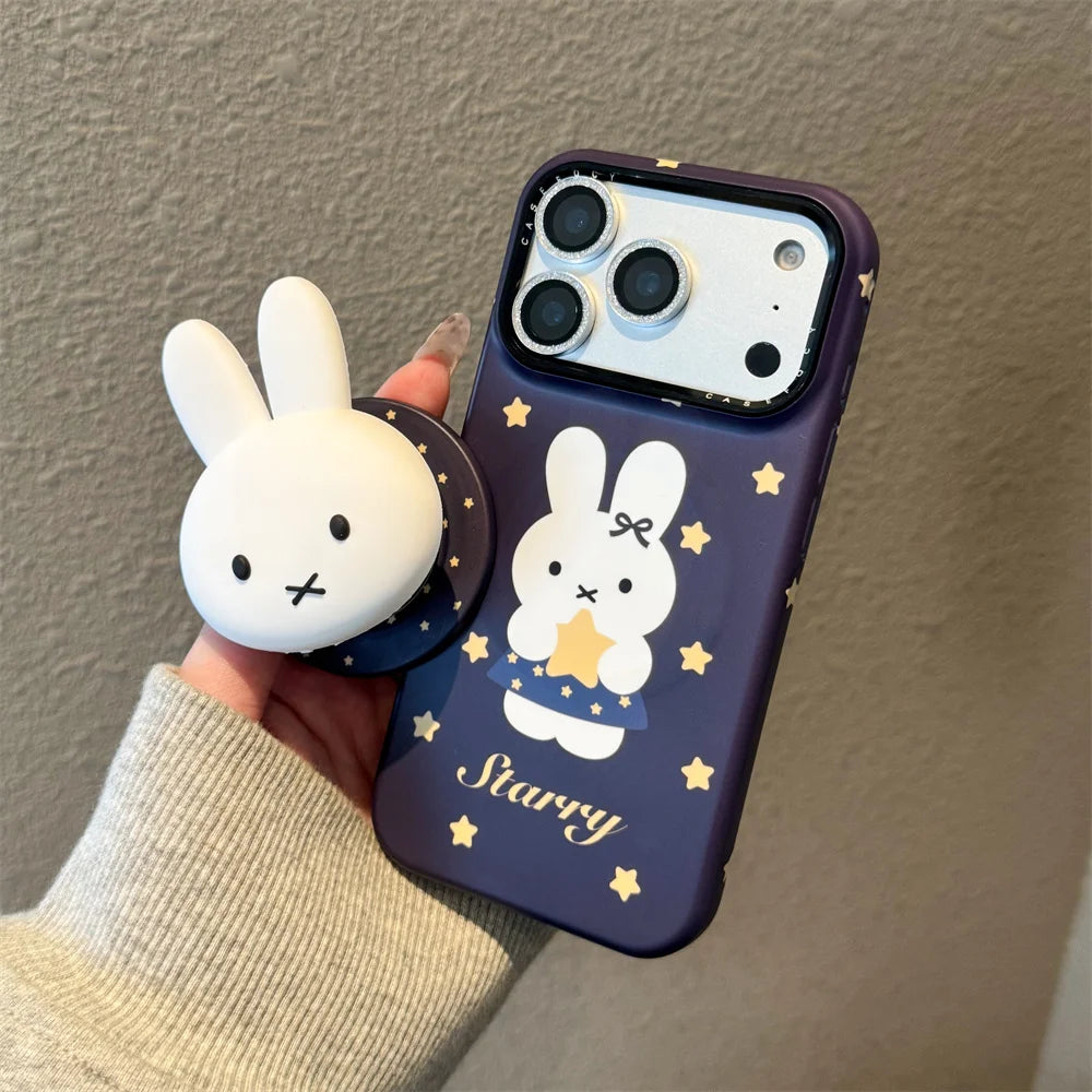 Kawaii Star 3D Bunny MagSafe Case - sky-case