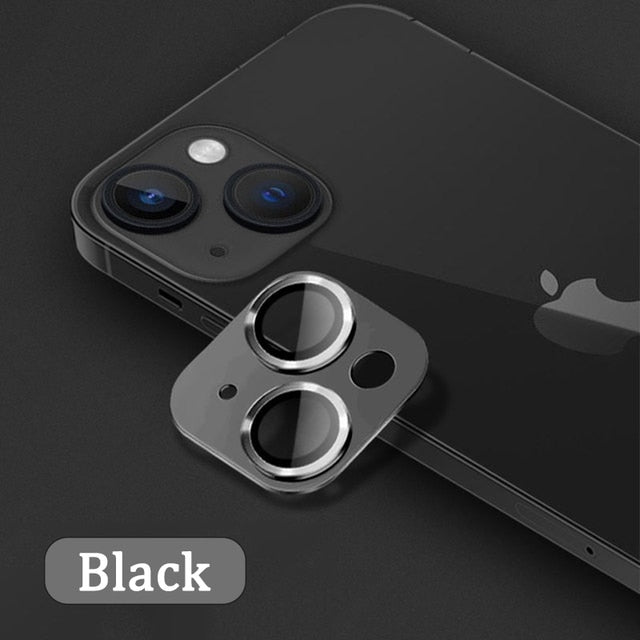 Full Cover Camera Lens Protector on For iPhone 15 14 13 Series Tempered Glass - sky-case