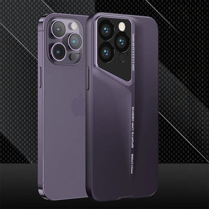 Luxury Hard Frosted Shockproof Protective Cover Purple / IPhone 15 - sky-case
