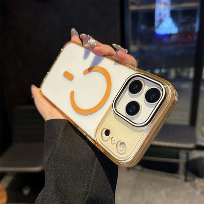 Clear Magnetic iPhone Case, Magsafe Hard Cover - sky-case