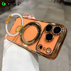 Luxury Plating MagSafe Magnetic Bracket Case - sky-case