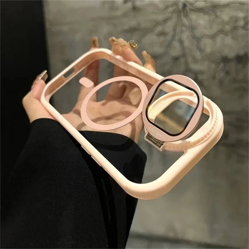 MagSafe Lens Flip Stand Cover