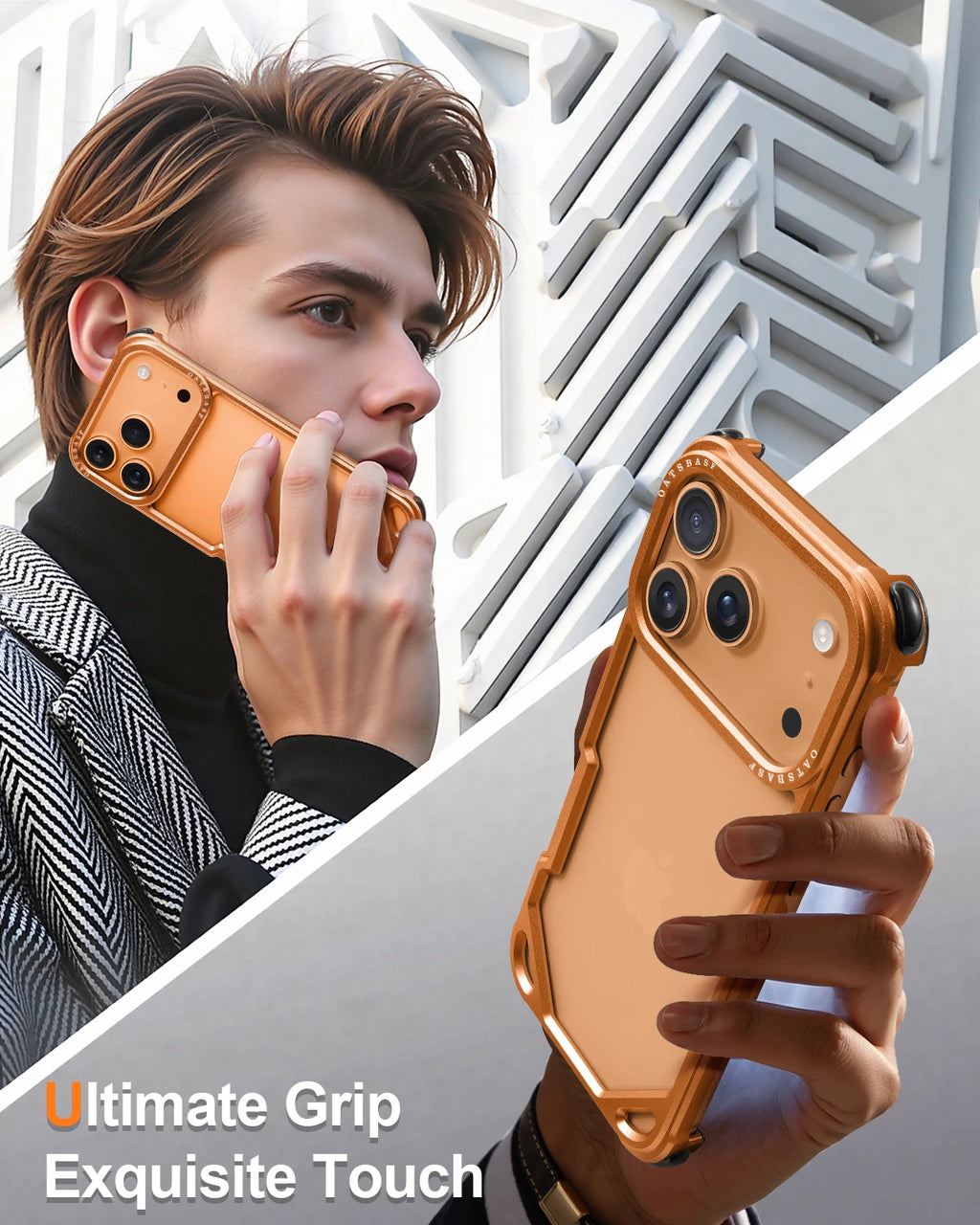 Premium metal case with an ultra-slim frame for all iPhone 17 models - sky-case