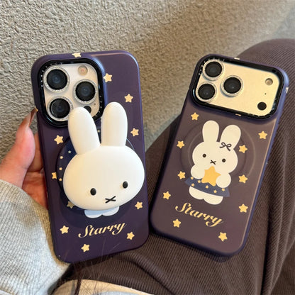 Kawaii Star 3D Bunny MagSafe Case - sky-case